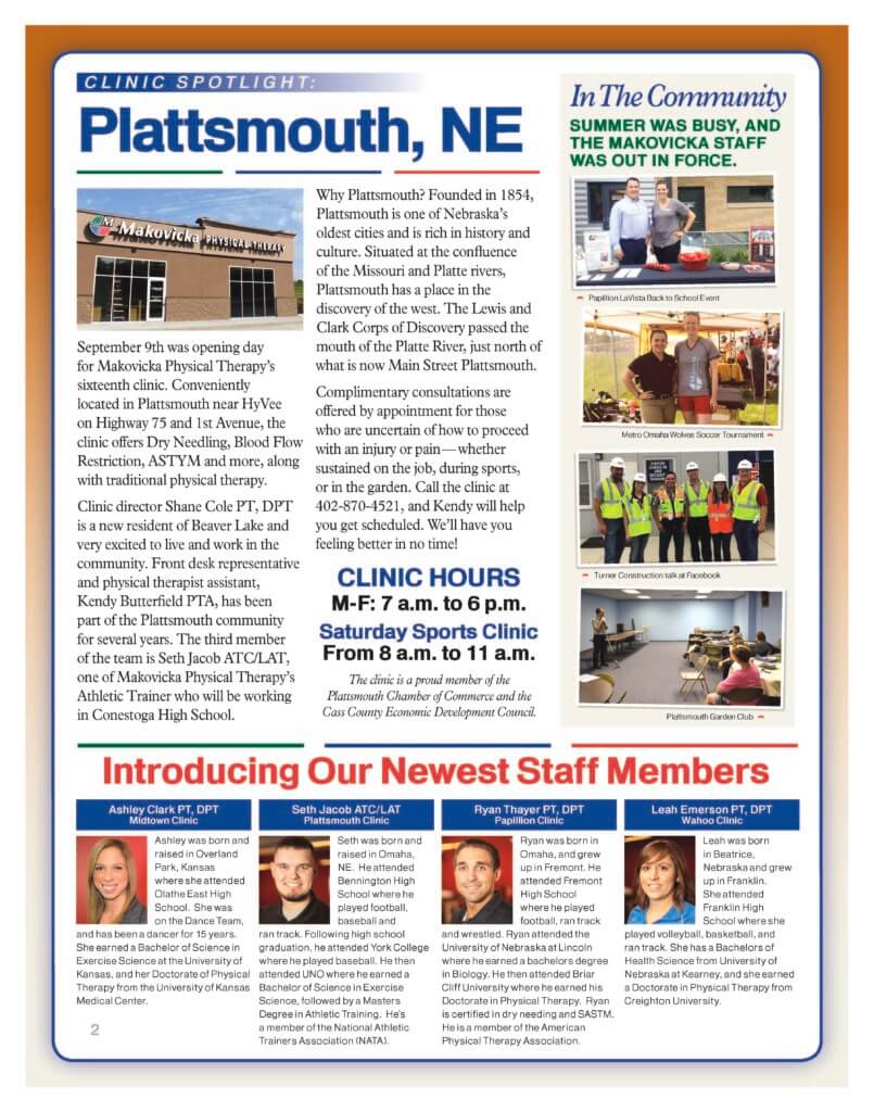 Plattsmouth Clinic Highlight