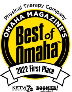 Best of Omaha logo-2022 First Place in Physical Therapy